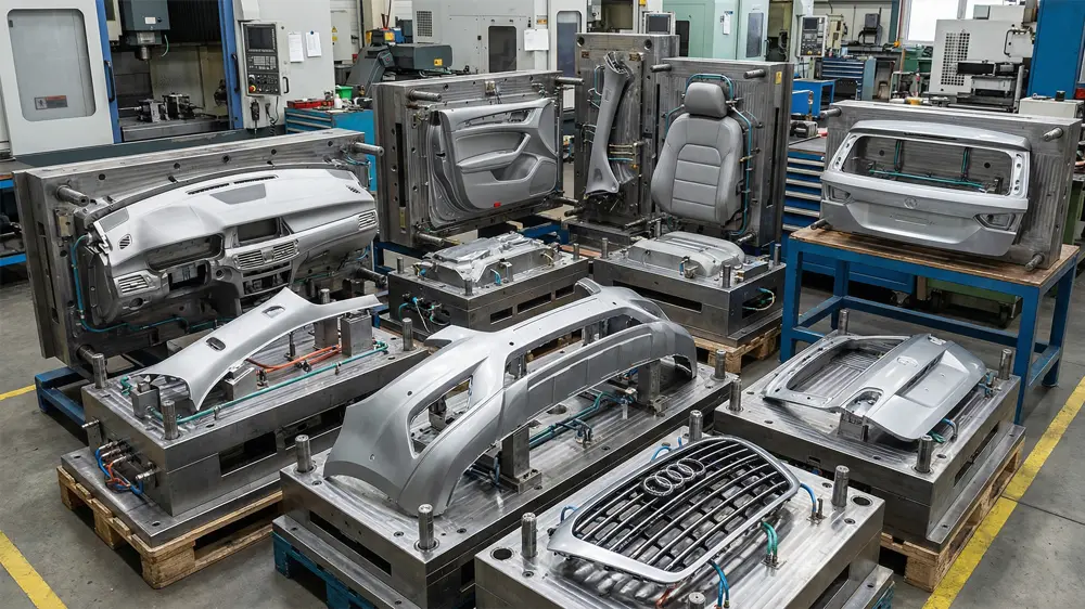 Automobilové interiérové ​​a exteriérové ​​vstřikovací formy