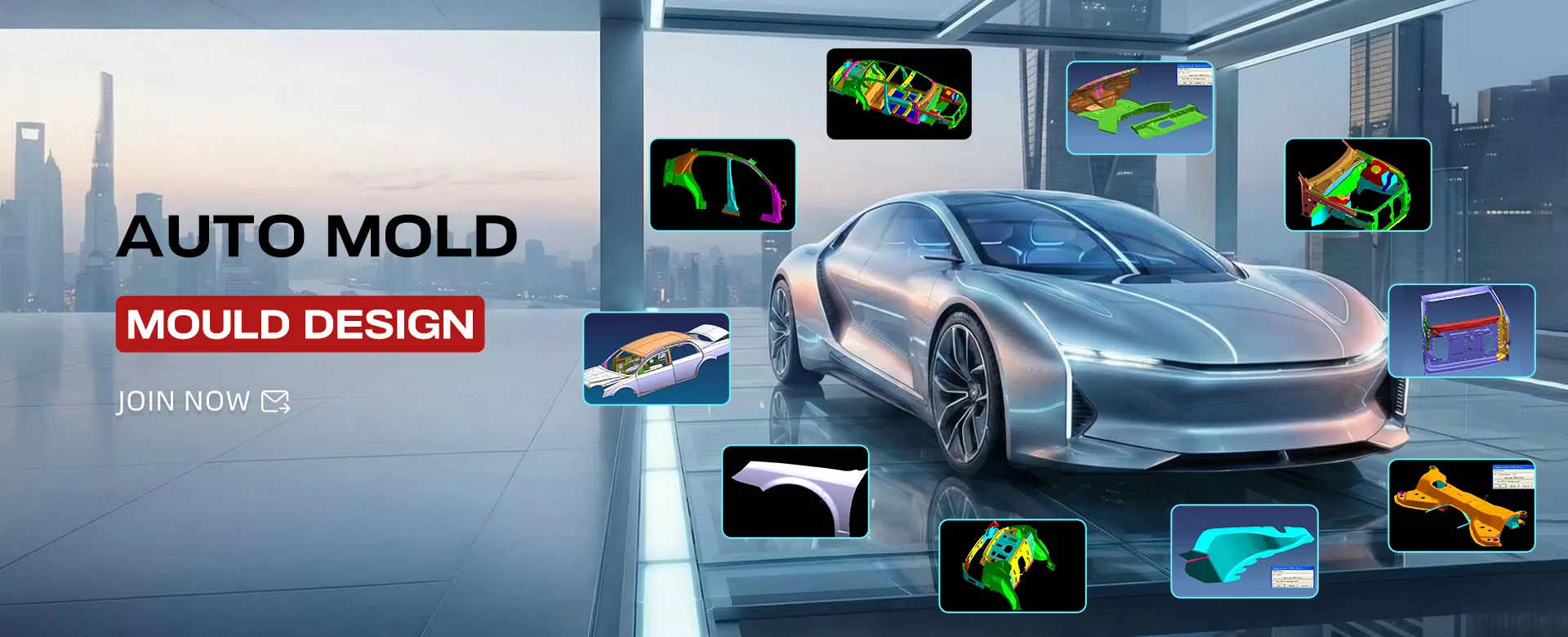 Výrobce vysoce výkonných lisovacích forem na vnější panely karoserie