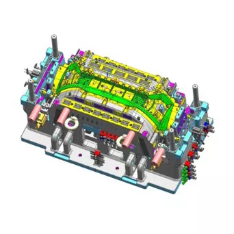 Automobilová vstřikovací forma karoserie předního nárazníku