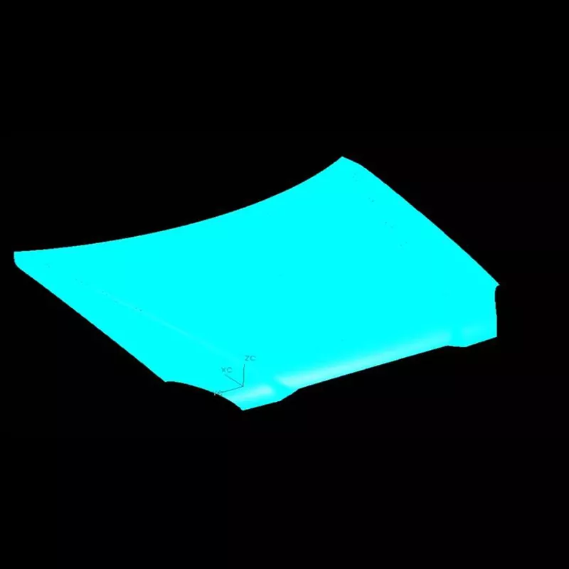 Razítko vnějšího panelu automobilové kapoty