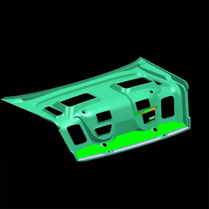 Razítko na vnitřní panel víka automobilového kufru